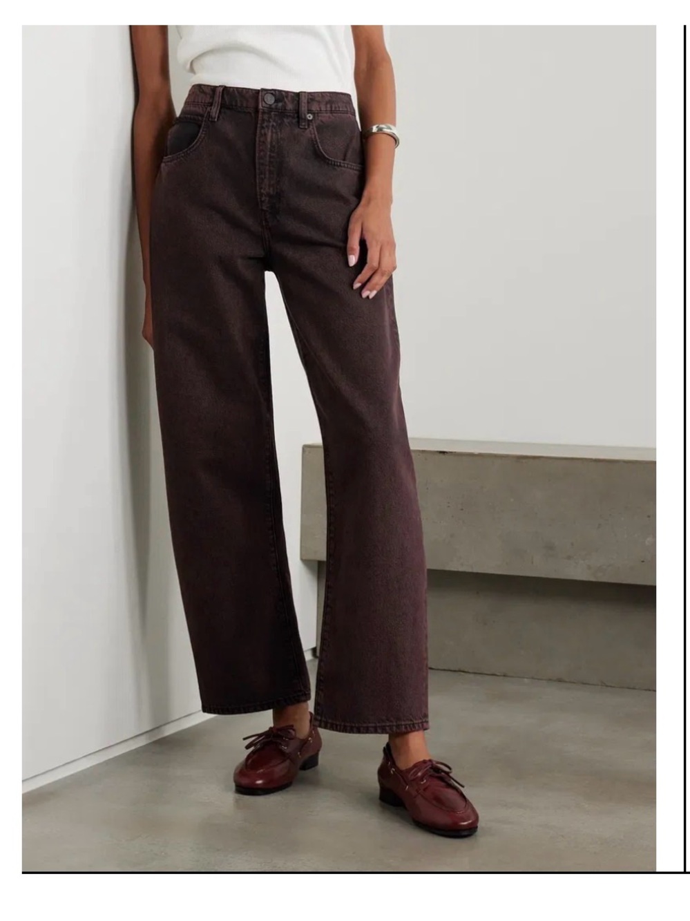 Frame Barrel Leg Jeans